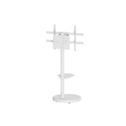TV stativ - EWENT - EW1550 - 2,18 m (86") - Vipbar - På hjul - Hvid