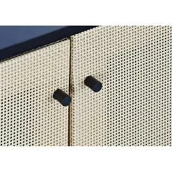 TV-møbel - Balinesisk - Fyr - 160 cm - Rattan - Sort Sort