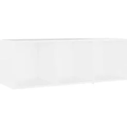 TV-møbel - Eksklusivt hjem - Mat hvid - 107 x 35 x 37 cm - Ingeniørtræ Matt vit