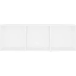 TV-møbel - Eksklusivt hjem - Mat hvid - 107 x 35 x 37 cm - Ingeniørtræ Matt vit