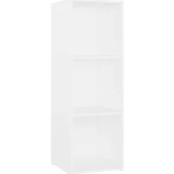 TV-møbel - Eksklusivt hjem - Mat hvid - 107 x 35 x 37 cm - Ingeniørtræ Matt vit