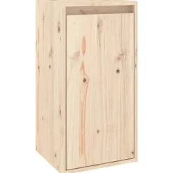 TV-møbel - Eksklusivt hjem - Massivt fyrretræ - Sæt med 2 stk 30x30x60/30x30x80 cm - Klassisk stil