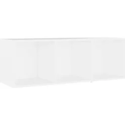 TV-møbel - Eksklusivt hjem - Mat hvid - 107x35x37 cm - Ingeniørtræ Matt vit