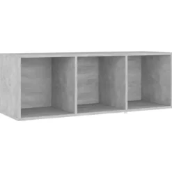 TV-møbel - Eksklusivt hjem - Betongrå - Ingeniørtræ - 107 x 35 x 37 cm Betonggrå