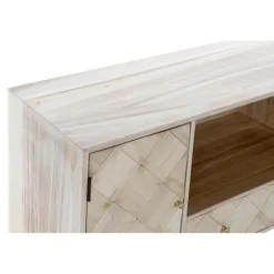 TV-møbel - Moderne - 118 cm - Metal og Træ - Brun - Optimal Opbevaring brun