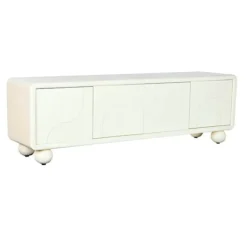 TV-møbel i MDF-træ DKD Home Decor 160x37x50 cm Vit