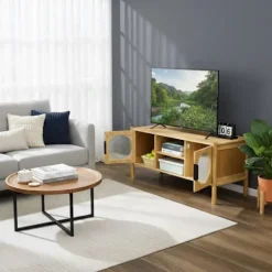 TV-møbel med 2 døre, kabelstyring
