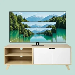 TV-skab, 6 rum, passer til tv'er op til 60 tommer