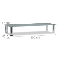 TV-stand i glas