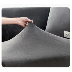 Tyk, Plys Sofa Betræk Strækformet Sofa Betræk Universal, Passer til 90-140cm
