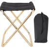 Udendørs letvægts aluminiumslegering sammenklappelig stol Bærbar mini fiskeri campingstole