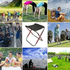 Udendørs Sammenklappelig Camping Klapstol Mini Slacker Stole Sæde
