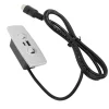 Udskiftningscontroller til lænestol, 2 knapper, 5 ben, USB Type C, Elektrisk løftestol, Sofa, Håndbetjeningskontakt