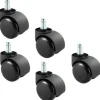 Udskiftningshjul til IKEA kontorstole 5-pak 10 mm x 22 mm