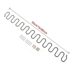 Udskiftningssofastolsfjedre med klips, 45/50/60/65/70 cm lange Ressort 50cm