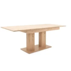 Udtrækkeligt spisebord - Heidelberg - L140/220 x D 90 x H 80 cm hantverks ek