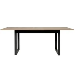 Udtrækkeligt spisebord - Sonoma eg og antracit indretning - 160-200 cm - DENVER ek trä / antracit