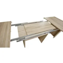 Udtrækkeligt spisebord til 6 til 12 personer moderne stil Sonoma eg indretning - SPISNING - L 140-273 x B 90 cm Sonoma ekdekor