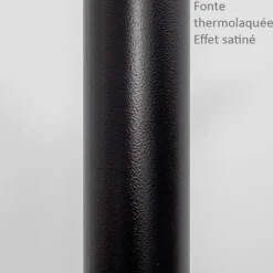 Understel til høj bordhøjde 90 cm model Rund sort Svart