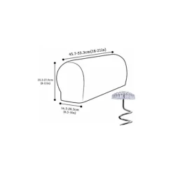 Universal Armlæn Beskytter, Polyester Fiber Armlæn Betræk Sofa, Bedre Beskyttelse Af Din Sofa Arm Mod Slid Stræk Armstol Betræk (2stk, Vinrød)