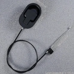 Universal Udskiftningshåndtag i Aluminium til Lænestol med Udløserarm, Metalhåndtag med Fjeder og Kabel til Sofa - 96 cm (med Kabel)-ZZY