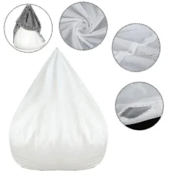 Vandtæt Inderbetræk til Lazy Bean Bag Sofa, Uden Fyld - Størrelse 100x120 cm