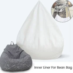 Vandtæt inderforing til Lazy Bean Bag Sofa, uden fyld - Størrelse 100x120 cm (FMY)-X47-
