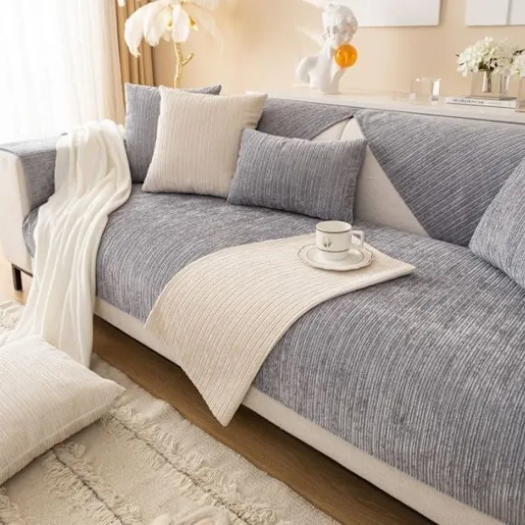 Vandtæt L-formet sofabetræk, hjørnesofa, anti-snavs, sofabetræk, A-70x150cm