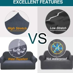 Vandtæt spandex jacquard elastisk sofabetræk med skridsikkert skum