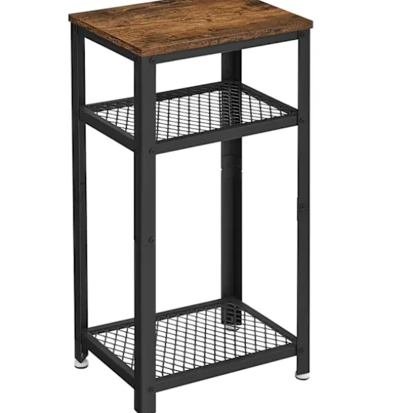 Vasagle vintage sidebord, sidebord med 2 mesh enkel montering