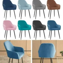 Vaskbar Stolebeskytter, Vandtæt i Kortere Perioder med Stretch Fit Design, Stretch Armlænsstol Betræk til Spisestue Banket og Hjemmebrug