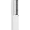 Væghængt Badeværelsesskab, Hvid MDF, 161 cm