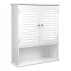 Væghængt badeværelsesskab med justerbar hylde