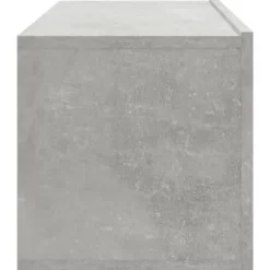 Væghængt TV-møbel - Eksklusiv Hus - Sæt med 4 dele - Betongrå - 100 x 30 x 30 cm Betonggrå
