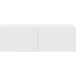Væghængt TV-møbel - Maison Exclusive - Hvid - Ingeniørtræ - 100x30x30 cm (sæt af 4) Vit