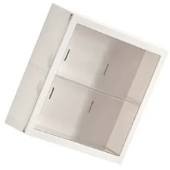 Vægmonteret vitrineskab Blind Box Figurer Display Case Håndværksopbevaring Display Rack Støvtæt Dukkelegetøjsopbevaringsboks White