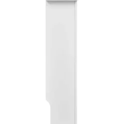 vidaXL Radiatorskjuler i MDF 112 cm hvid Vit white
