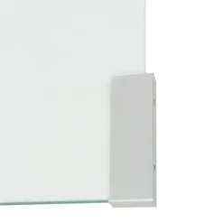vidaXL Sofabord hærdet klart glas 100x48x33 cm