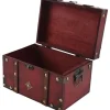 Vintage Kiste Træ Opbevaringsboks Antik Stil Stor Kiste Organizer