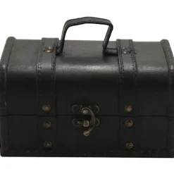 Vintage Trækiste Opbevaringsboks Antik Stil Kjole Organizer Spænde Boks