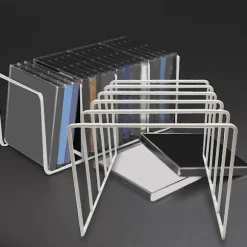 Vinylplade Display Hylde Pladespiller Opbevaringshylde Udstillingsstand Holder Stor