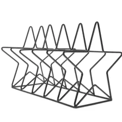 Vinylplade Display Rack Stjerne Filmappe CD Samling Display Rack Bogreol