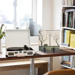 Vinylplade Opbevaringsholder, Sort LP Pladeholder, Metal Album Opbevaring til Vinylplader Pladeudstillingsstativ