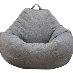 Voksen sækkestol, sofa, inderbetræk, doven loungestol, ingen fyld.