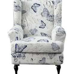 Wingstol Betræk Stretch Spandex Wingback Stolbetræk
