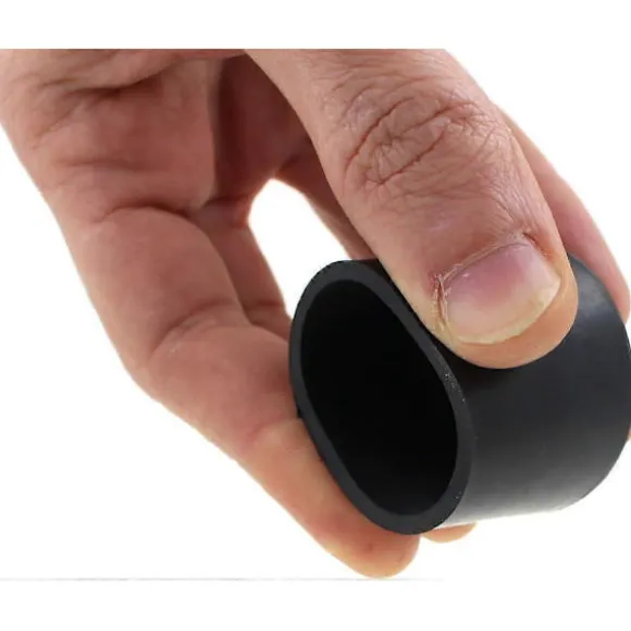 16x Gummi Fødder Møbelben Beskyttelseshætter - Mange Størrelser & Farver Tilgængelige - Perfekt til Borde & Stole 25 mm Sort! Black 25 mm