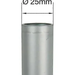 16x Gummi Møbelfødder Dutter Hætter - Mange Størrelser & Farver Tilgængelige - Ideel til Borde & Stole 25 mm Black