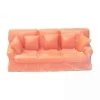 5x Simuleret 1:64 Umalet Nordisk Sofa Dioramaer Skrivebordsdekoration Samlinger