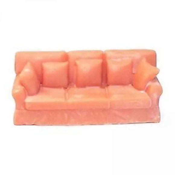 5x Simuleret 1:64 Umalet Nordisk Sofa Dioramaer Skrivebordsdekoration Samlinger