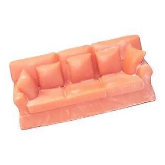 5x Simuleret 1:64 Umalet Nordisk Sofa Dioramaer Skrivebordsdekoration Samlinger